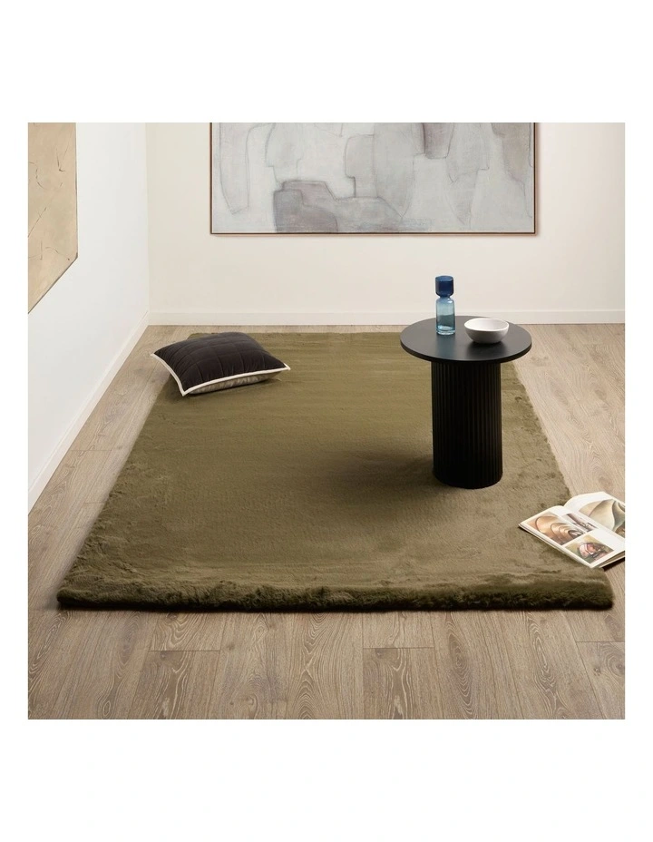 Capital Made Bambi Faux Fur Green Polyester 160x230cm image 2