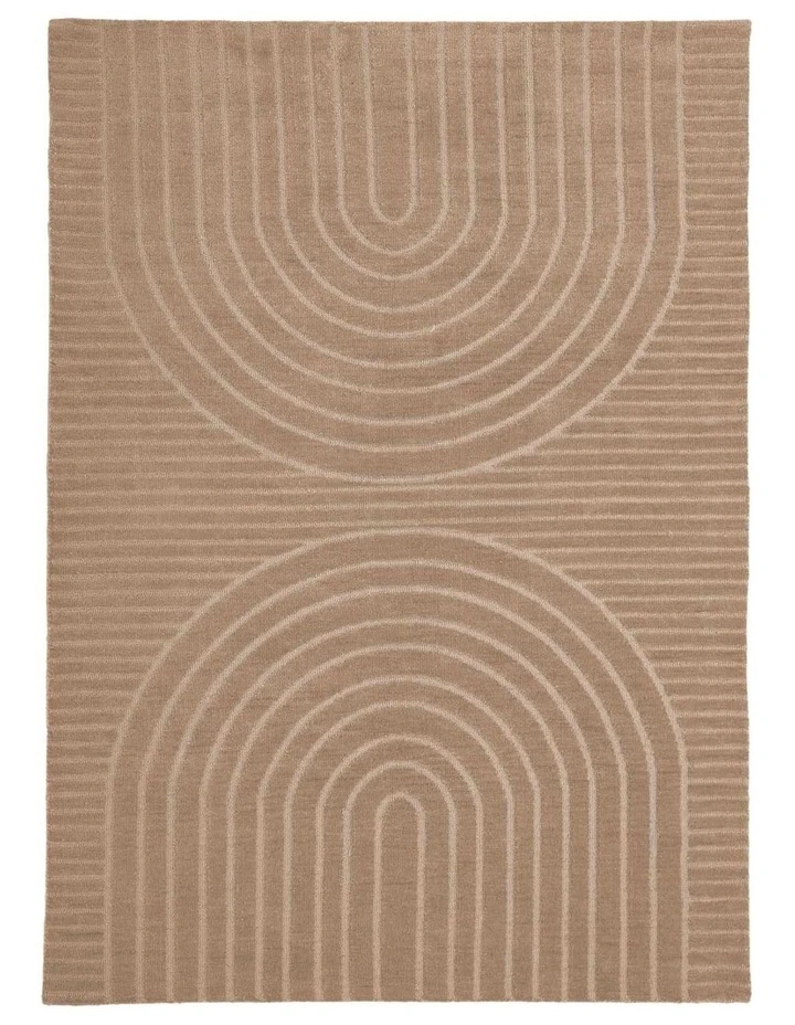 Capital Made Brighton Arch Brown Polyester 190x280cm image 1