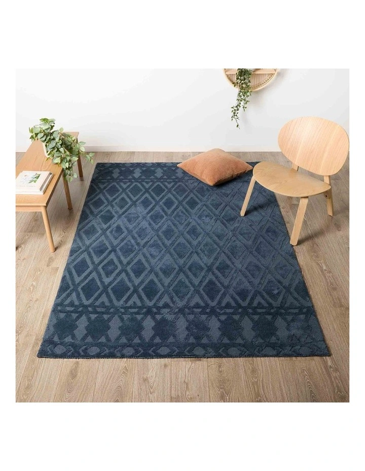 Capital Made Brighton Diamond Blue Polyester 160x230cm image 2
