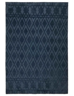 Capital Made Brighton Diamond Blue Polyester 190x280cm