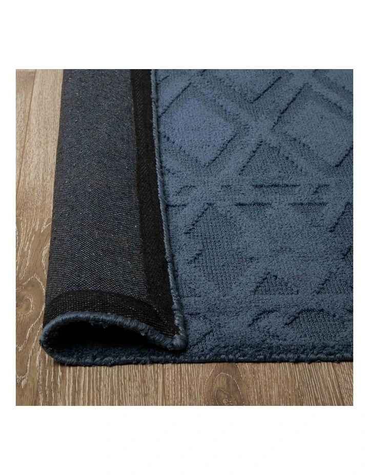 Capital Made Brighton Diamond Blue Polyester 190x280cm image 3