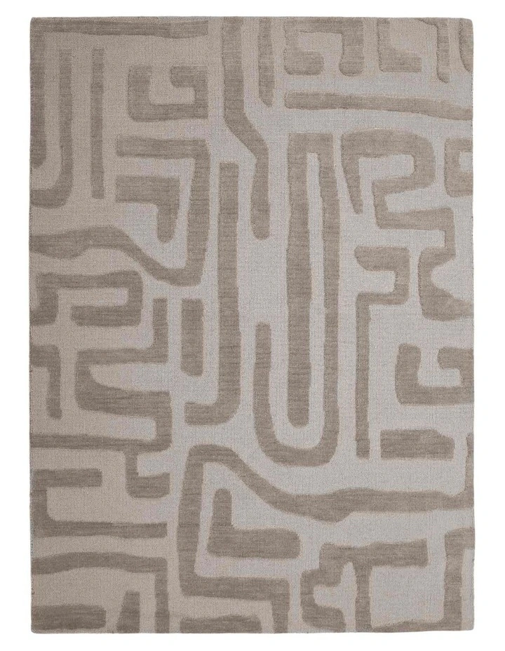 Capital Made Brighton Paths Grey Polyester 160x230cm image 1
