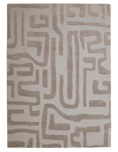 Capital Made Brighton Paths Grey Polyester 230x330cm