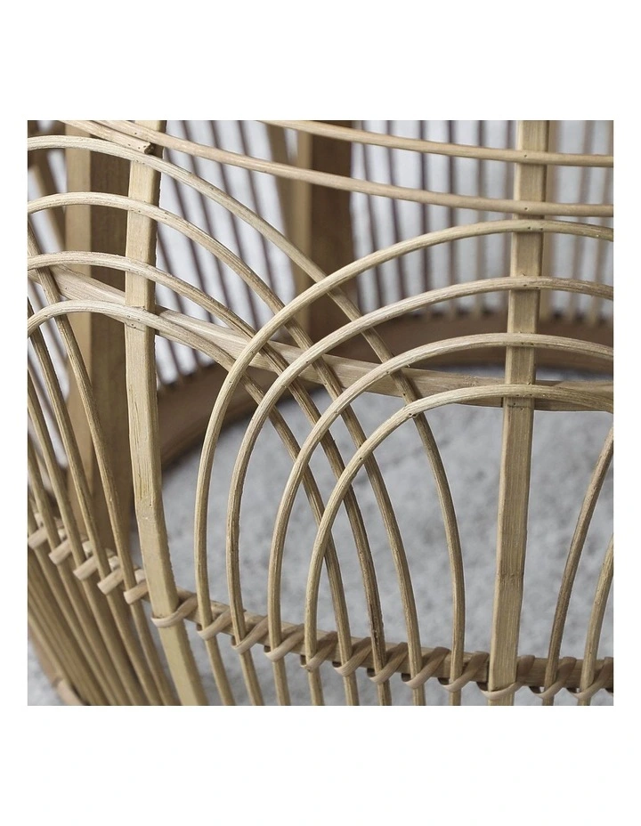 Ismani Rattan Side Table in Natural image 7