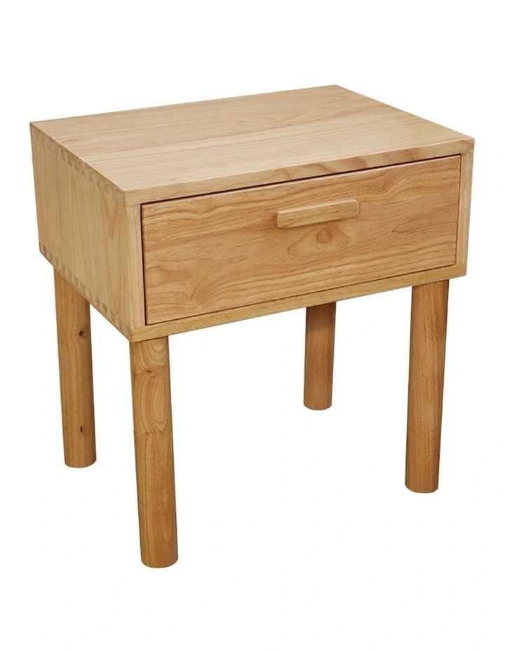 Bailey Bedside Table 51x38x55cm in Natural image 1