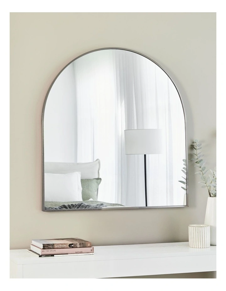 Naomi 85cm Large Arch Mirror in Gunmetal image 2