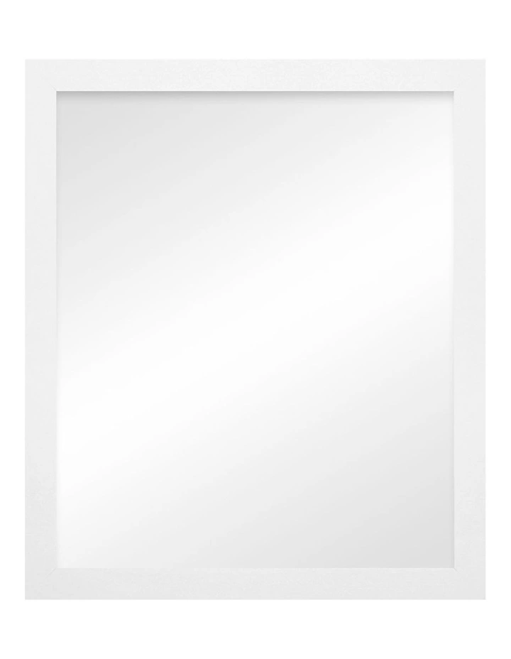 Australian Made Timber Framed Elegant Table Mirror 25x30cm in White image 1