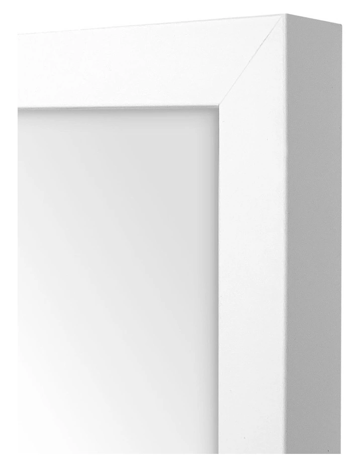 Australian Made Timber Framed Elegant Table Mirror 25x30cm in White image 3