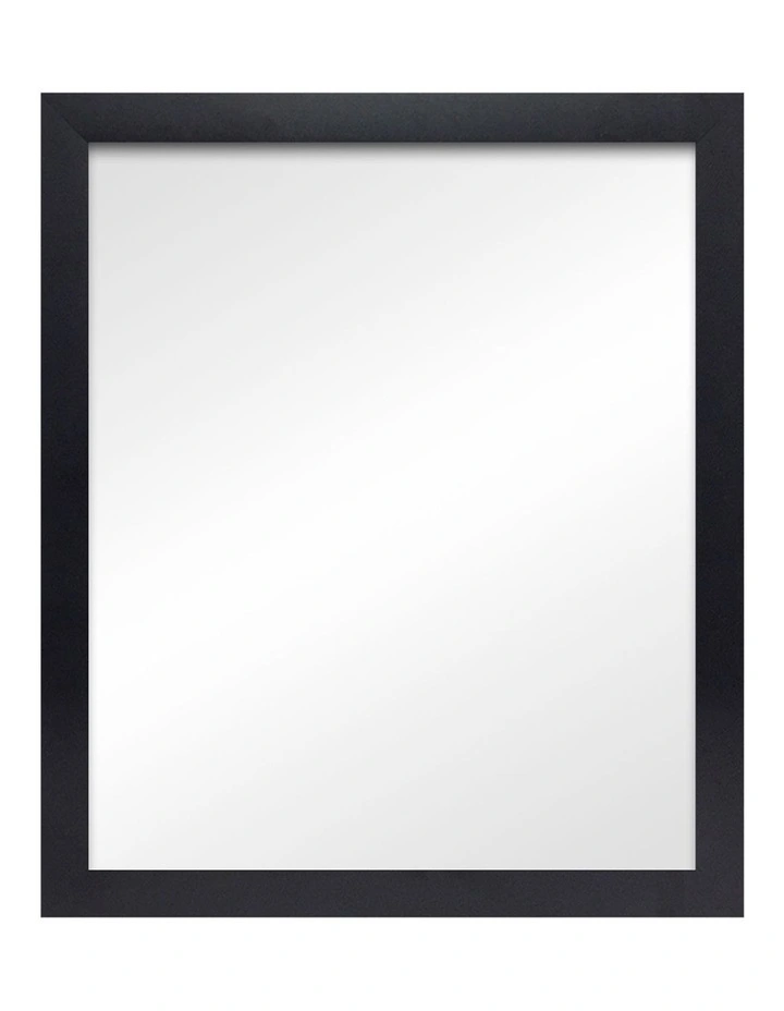 Australian Made Timber Framed Elegant Table Mirror 25x30cm in Black image 1