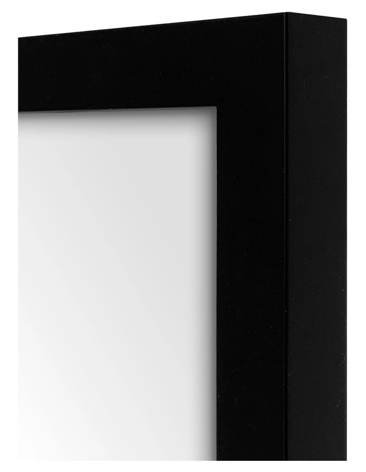 Australian Made Timber Framed Elegant Table Mirror 25x30cm in Black image 3