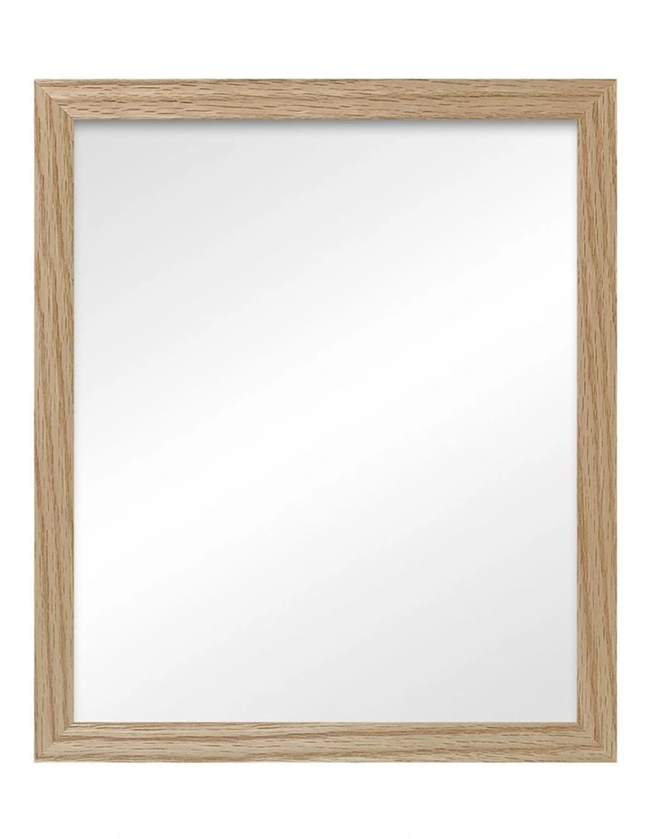 Timber Framed Elegant Table Mirror 25x30cm in Natural Oak image 1