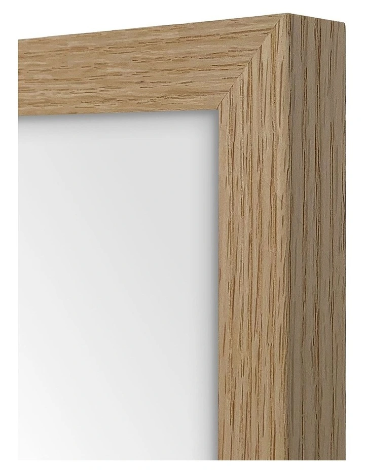 Timber Framed Elegant Table Mirror 25x30cm in Natural Oak image 3