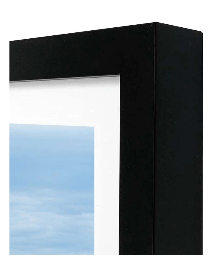 Australian Made Blue Black Ink 2 Art Print A0 Frame in Black Frame image 3
