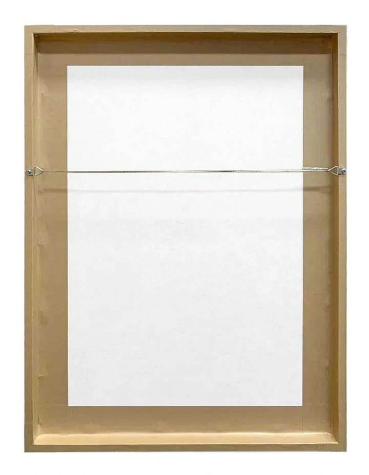 Australian Made Surfboard Rack 2 Art Print A0 Natural Frame image 4