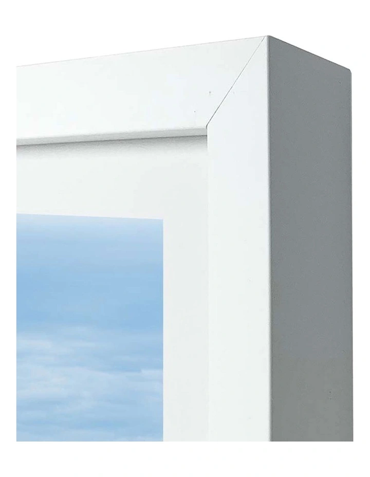 Tropical Surfboards Art Print A1 Frame in White image 3