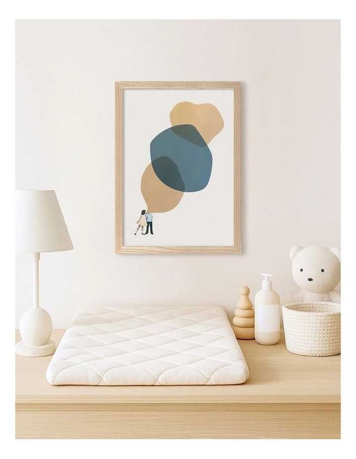Australian Made Tell Me a Story Kids Art Print Natural Frame image 2