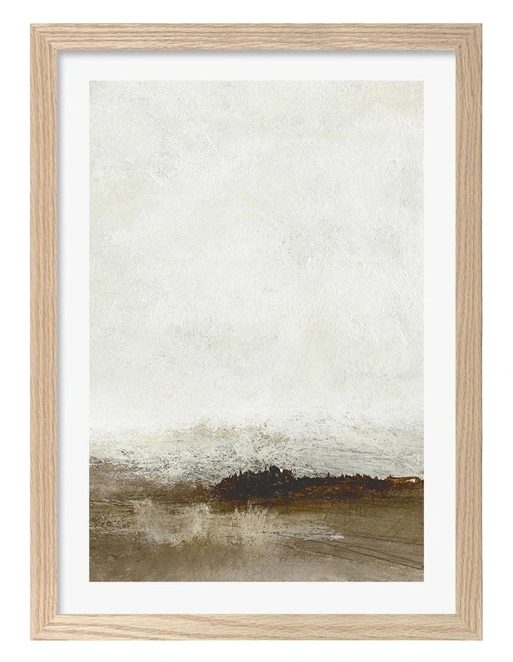 Australian Made Away From Hear 2 Print Wall Art Frame in Natural Oak image 1