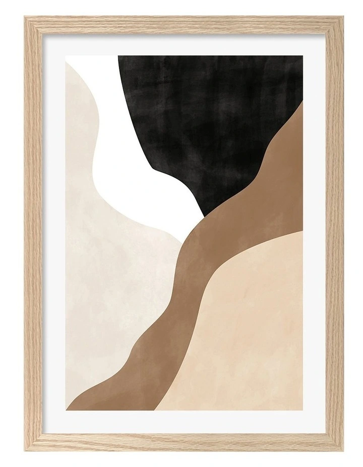 Australian Made Print 1 Wall Art Frame in Natural Oak image 1