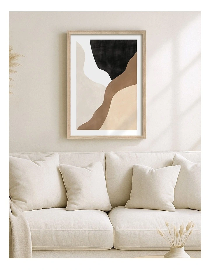 Australian Made Print 1 Wall Art Frame in Natural Oak image 2