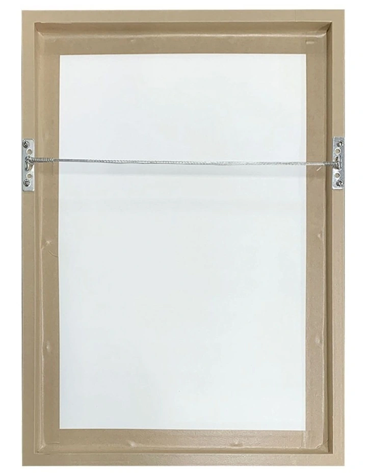 Australian Made Espresso Maker Flowers Print Wall Art Frame in White image 4