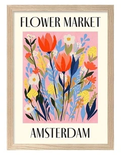 Australian Made Flower Market Amsterdam in Natural Oak