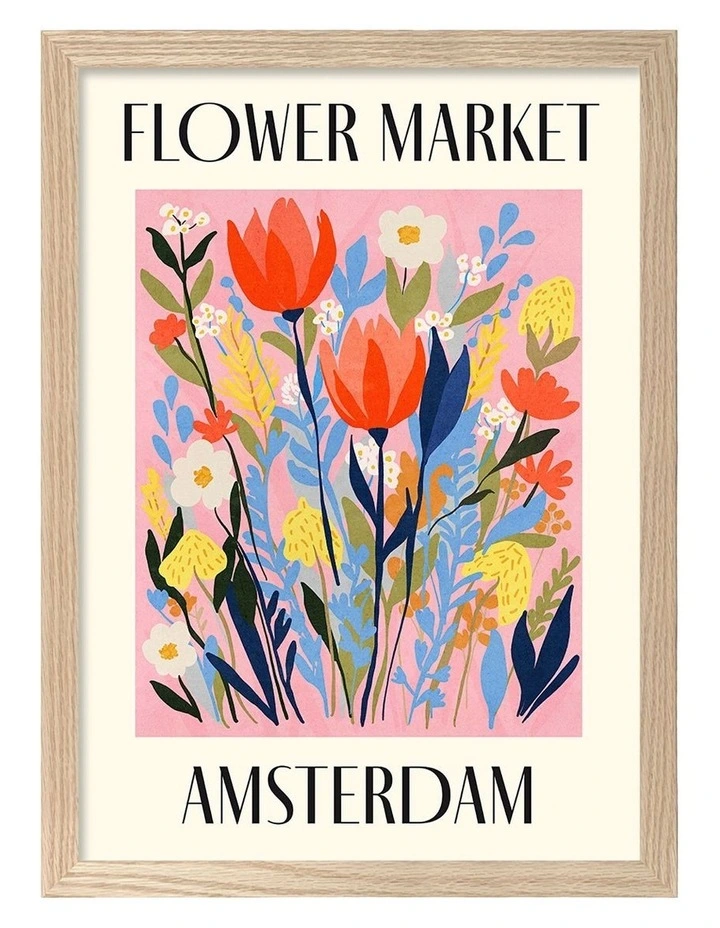Australian Made Flower Market Amsterdam in Natural Oak image 1