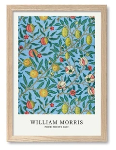 Australian Made Four Fruits Pattern Print in Natural Oak