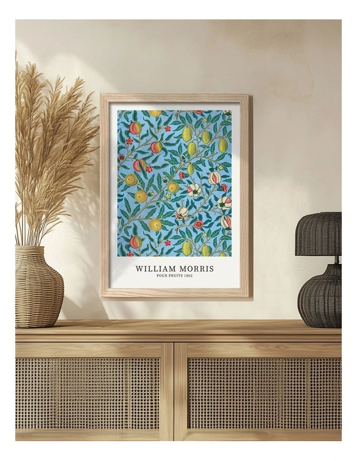 Australian Made Four Fruits Pattern Print in Natural Oak image 2