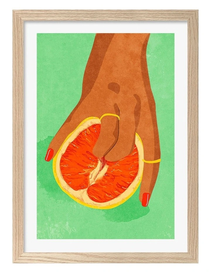 Australian Made Fruit Lover Print in Natural Oak image 1