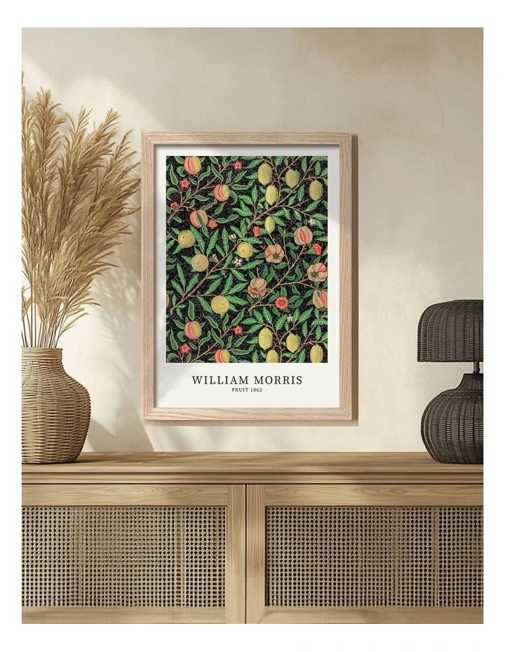 Australian Made Fruit Pattern Print in Natural Oak image 2