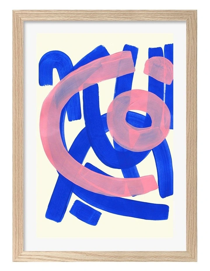 Australian Made Funky Beat Print in Natural Oak image 1