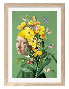 Australian Made Girl Pearl Earring Spring in Natural