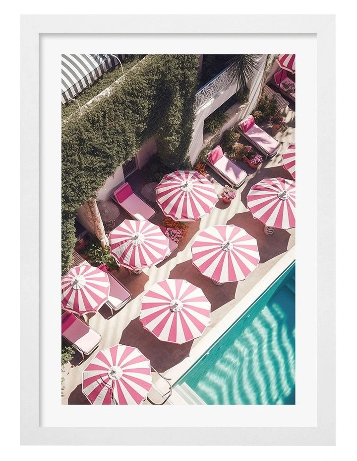 Australian Made Glampool 3 Print in White image 1