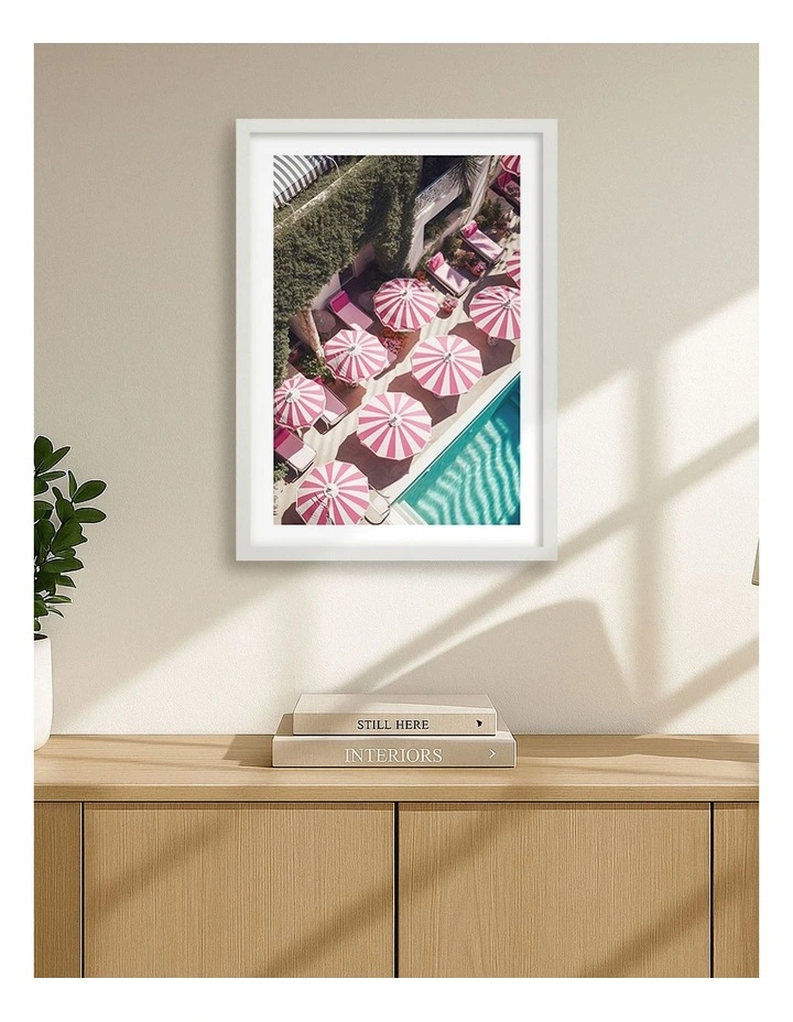 Australian Made Glampool 3 Print in White image 2