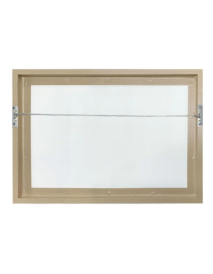 Australian Made Gold Light Abstract Print in White image 4