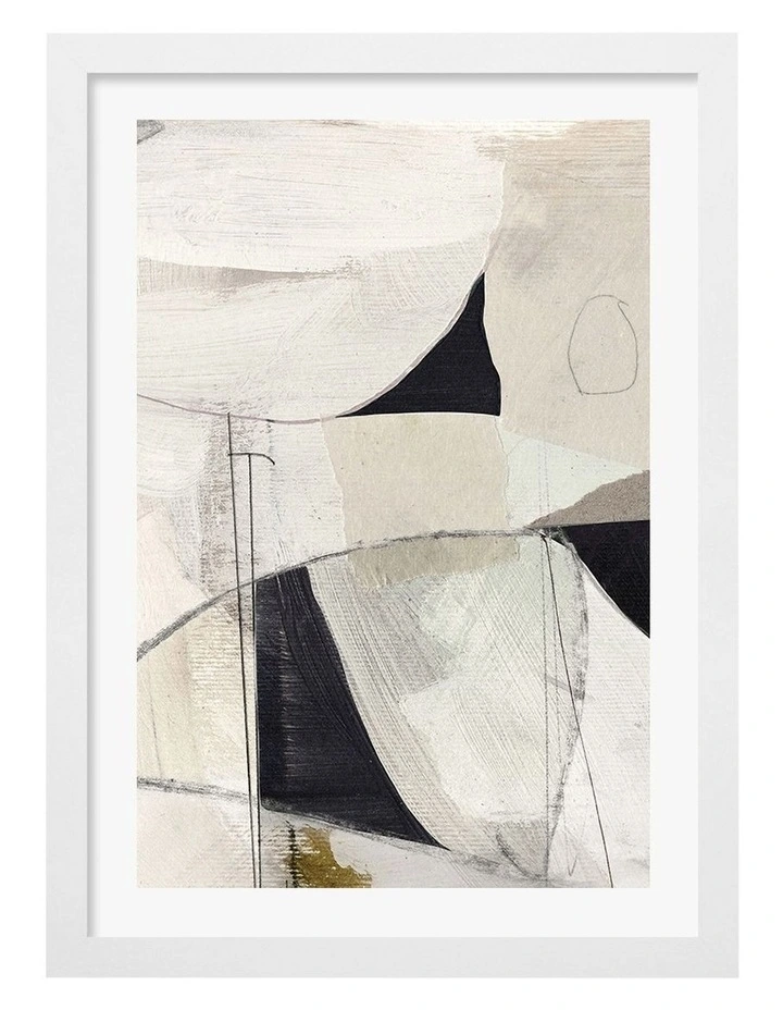 Australian Made High 1 Abstract Print in White image 1