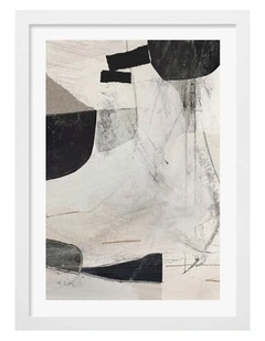 Australian Made High 2 Abstract Print in White