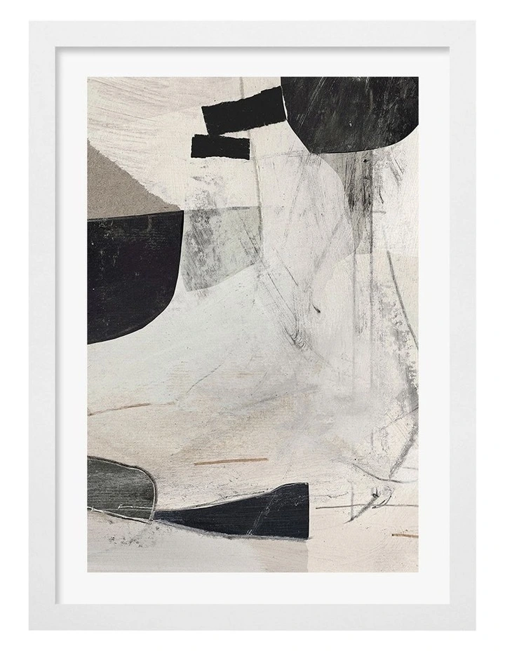 Australian Made High 2 Abstract Print in White image 1