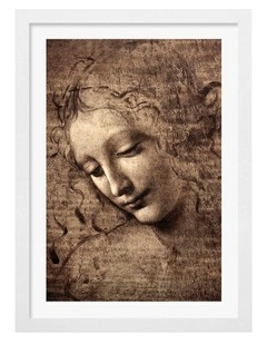 Australian Made La Scapigliata Print in White