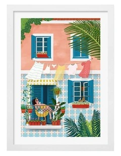 Australian Made Lisbon Print Frame in White