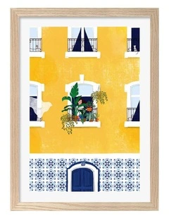Australian Made Lisbon Print Frame in Natural Oak
