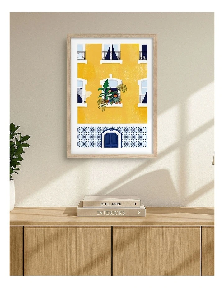 Australian Made Lisbon Print Frame in Natural Oak image 2