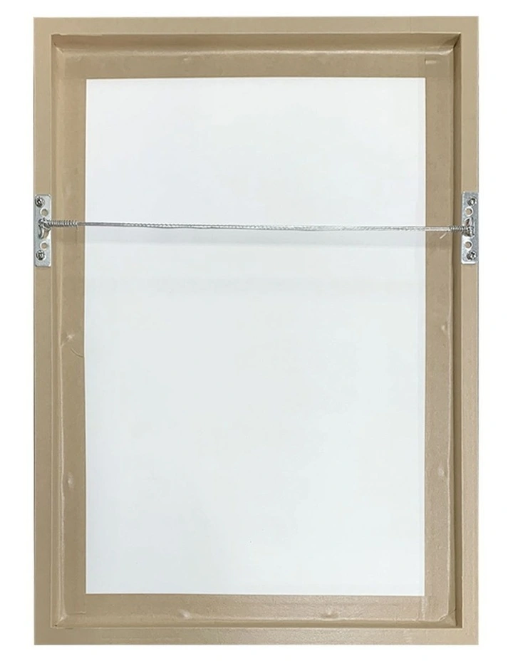 Australian Made Maximalist Flowers Print Frame in White image 4
