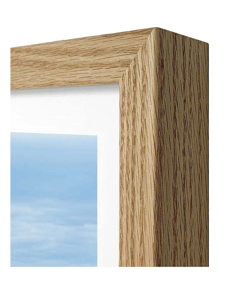 Mondrian Composition Print Frame in Natural Oak image 3