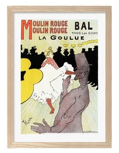 Moulin Rouge Print Frame in Natural Oak