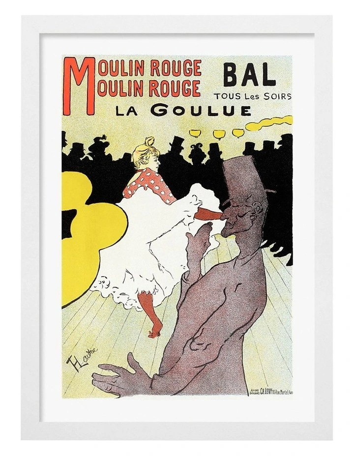 Moulin Rouge Print Frame in White image 1