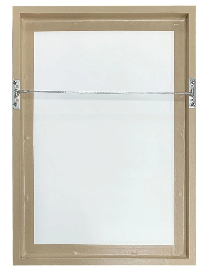 Australian Made Striped Pool Print Frame in White image 4