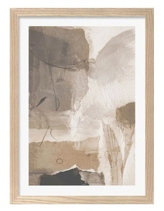 Australian Made Reno Abstract Print in Natural Oak