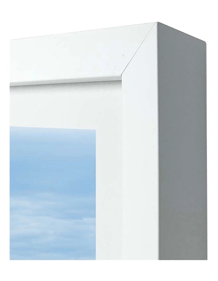 Australian Made Reno Abstract Print Frame in White image 3