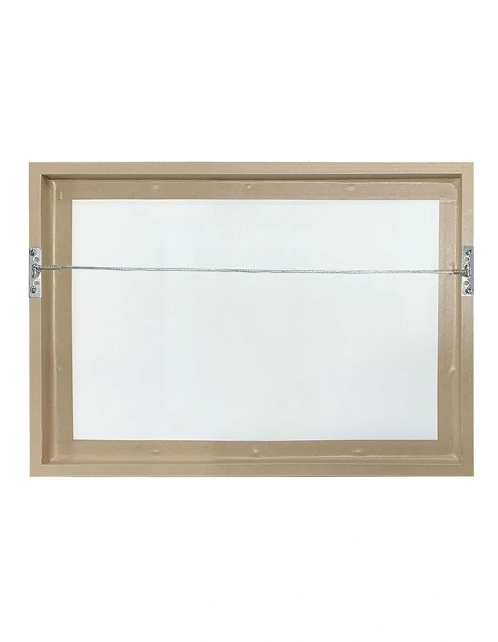 Sandy Bay Abstract Print Frame in Natural Oak image 4